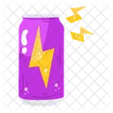 Tin Pack Energy Drink Booster Drink Icon