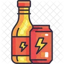Energy Drink Power Bottle Icon