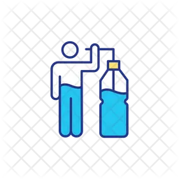 Energy drinking  Icon