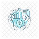 Hydrogen Energy Power Icon