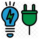 Energy efficient blub  Icon