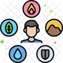 Energy Flow Qi Chee Icon