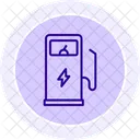Energy Fuel Pump Line Icon Icon
