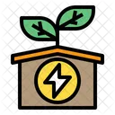 Energy Ecology House Icon