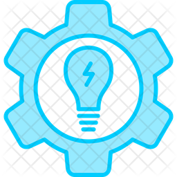 Energy Management Icon - Download In Colored Outline Style