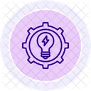 Energy Management Line Icon Icon