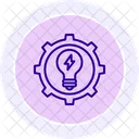 Energy Management Line Icon Icon