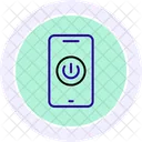 Energy Mobile Power Line Icon Icon