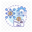 Energy Industry Monitoring Icon