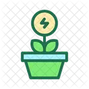 Ecology Energy Pot Icon