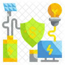 Energy Prevent Security  Icon