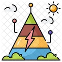 Energy Pyramid Pyramid Energy Icon