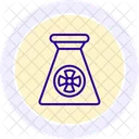 Energy Radiation Line Icon Icon