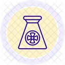 Energy Radiation Line Icon Icon