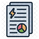 Energy Research Analysis Data Icon