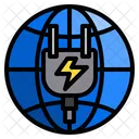 Energy Save Electric Station Energy Plant Icon