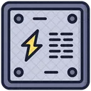 Energy Saver Electric Supply Power Storage Icon
