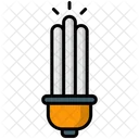 Energy Saver Fluorescent Light Bulb Symbol