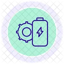 Energy Saver Color Circle Icon Icon