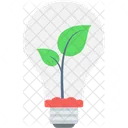Energy Saving Bulb Fluorescent Icon