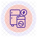 Energy Saving Appliance Color Circle Icon Icon