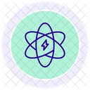 Energy saving atom  Icon