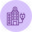 Energy Saving Building Icon