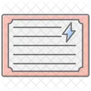 Energy Saving Certification Lineal Color Icon Icon