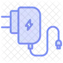 Energy Saving Charger Duotone Line Icon Icon