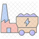 Energy Saving Coal Lineal Color Icon Icon