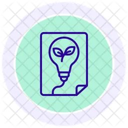 Energy saving concept  Icon