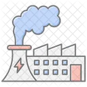 Energy Saving Factory Lineal Color Icon Icon