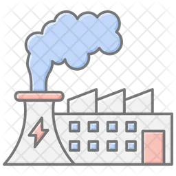 Energy saving factory  Icon