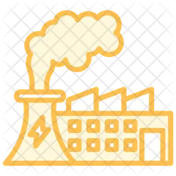 Energy saving factory  Icon