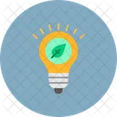 Energy Saving Bulb Ecological Icon