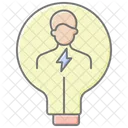 Energy Saving Initiative Lineal Color Icon Icon