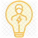 Energy Saving Initiative Duotone Line Icon Icon