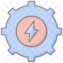 Energy Saving Management Lineal Color Icon Icon