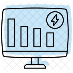 Energy saving monitoring  Icon