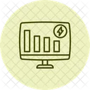 Energy Saving Monitoring Icon