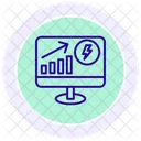 Energy Saving Monitoring Icon