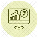 Energy Saving Monitoring Icon