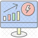 Energy Saving Monitoring Icon