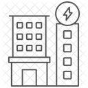 Energy Saving Office Thinline Icon Icon