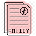 Energy Saving Policies Color Shadow Thinline Icon Icon