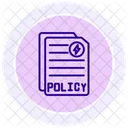 Energy Saving Policies Color Circle Icon Icon