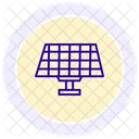 Energy Saving Solar Color Circle Icon Icon