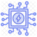 Energy Saving System Duotone Line Icon Icon