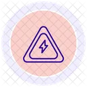 Energy Saving Voltage Color Circle Icon Icon