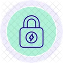 Energy Security Line Icon Icon
